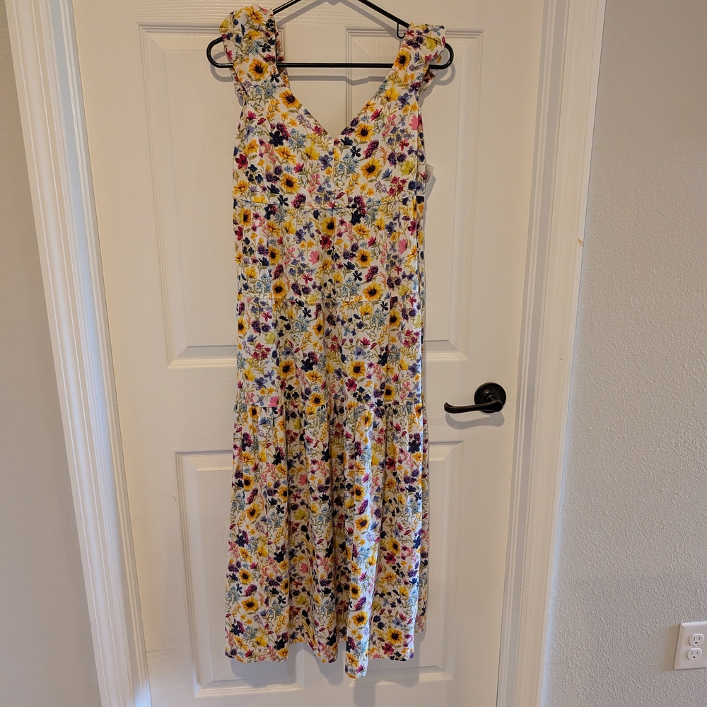 Floral Sleeveless Maxi Dress